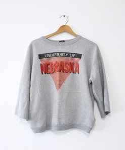 Vintage University of Nebraska Cornhuskers Football Shirt, NCAA Hoodie Apparel