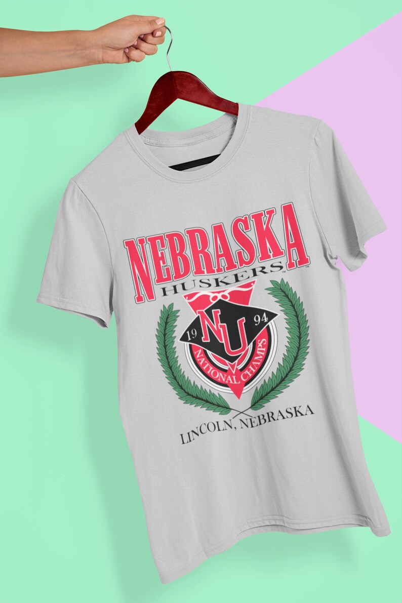 Vintage University of Nebraska Cornhuskers Huskers Sweatshirt, Nebraska Shirts for Fans - Image 2