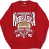 Vintage University of Nebraska Huskers National Champs Sweatshirt, NCAA Apparel