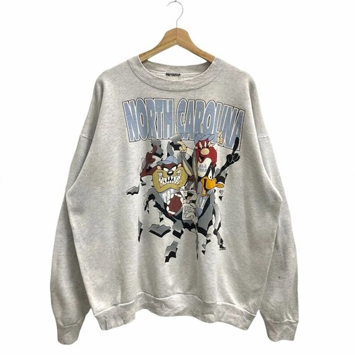 Vintage University of North Carolina Crewneck Sweatshirt, Retro UNC Sweatshirt for NCAA Fans