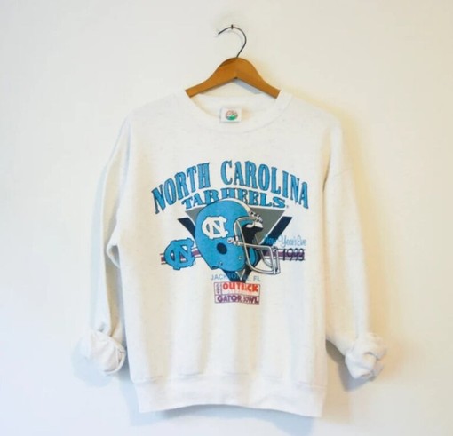 Vintage University of North Carolina Tar Heels 1993 Gator Bowl Sweatshirt, Hoodie, and Shirt for NCAA Fans