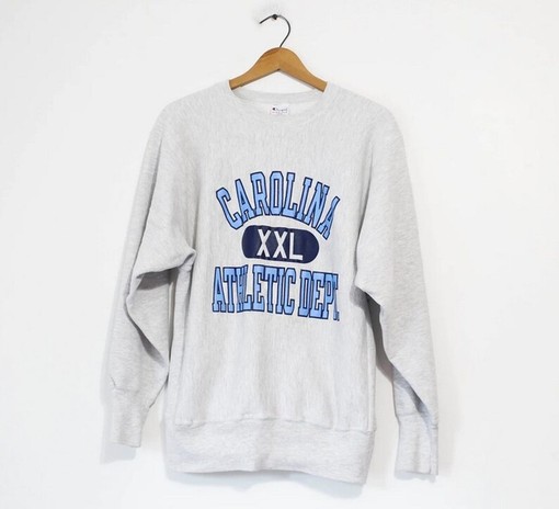 Vintage University of North Carolina UNC Tar Heels Champions Sweatshirt and Hoodie, Gift for Her