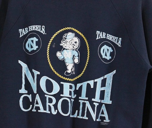 Vintage University of North Carolina UNC Tar Heels Sweatshirt, NCAA Hoodie and Shirt for Gifts - Image 2