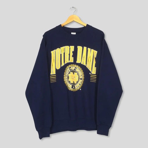 Vintage University of Notre Dame NCAA T-Shirt, Sweatshirt, and Hoodie, Join the Fighting Irish in Style