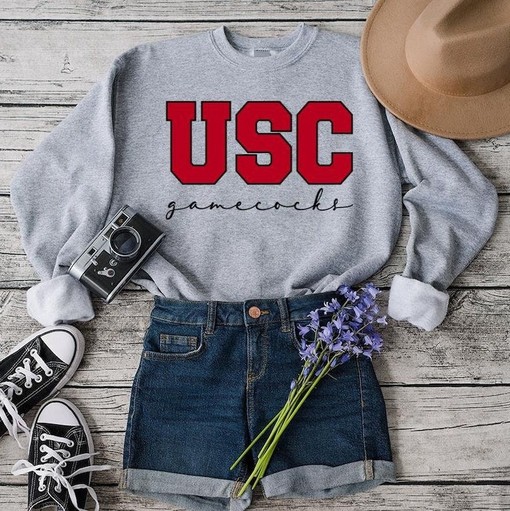 Vintage University of South Carolina Sweatshirt, Tee, and Hoodie from the 90s Ideal NCAA Gifts for Fans