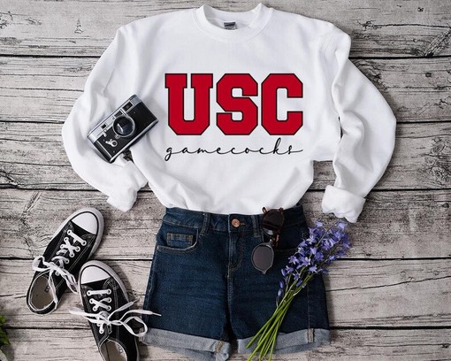 Vintage University of South Carolina Sweatshirt, Tee, and Hoodie from the 90s Ideal NCAA Gifts for Fans - Image 2