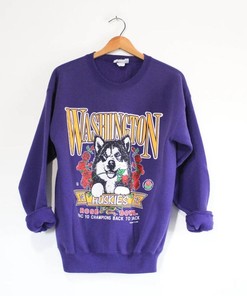 Vintage University of Washington Huskies Rose Bowl Sweatshirt, Classic NCAA Shirts for Men