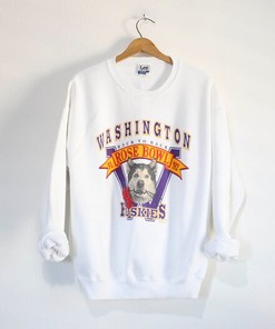 Vintage University of Washington Huskies Rose Bowl Sweatshirt, NCAA Vintage Shirt