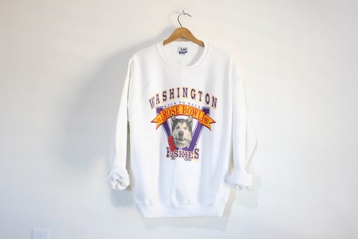 Vintage University of Washington Huskies Rose Bowl Sweatshirt, NCAA Vintage Shirt