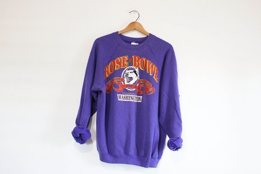 Vintage University of Washington Huskies Rose Bowl Sweatshirt, NCAA Women's Shirt