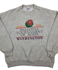 Vintage University of Washington Huskies Rose Bowl Sweatshirt, Retro NCAA College Shirt