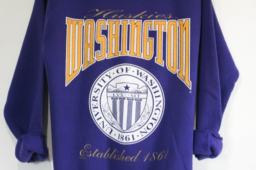 Vintage University of Washington Huskies Sweatshirt, Classic American University Shirt - Image 2