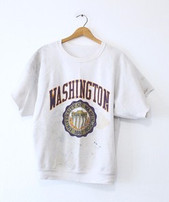 Vintage University of Washington Huskies Sweatshirt, Retro NCAA College Shirt