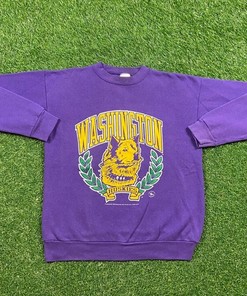 Vintage University of Washington Huskies Sweatshirt, Retro NCAA College Shirt for Girls