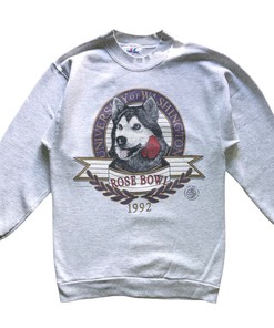 Vintage University of Washington Rose Bowl Sweatshirt, NCAA College Shirt for Girls