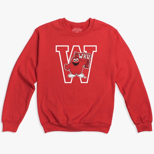 Vintage Varsity Big Red Crewneck Sweatshirt | NCAA Shirts for Men and Women