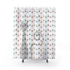 Vintage Vibes Atomic Cat Retro Shower Curtain