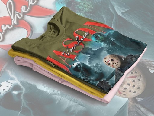 Vintage Voorhees Scary Movie Shirt - Retro T-Shirt for Fans of Friday the 13th and Michael Myers Homages - Image 4