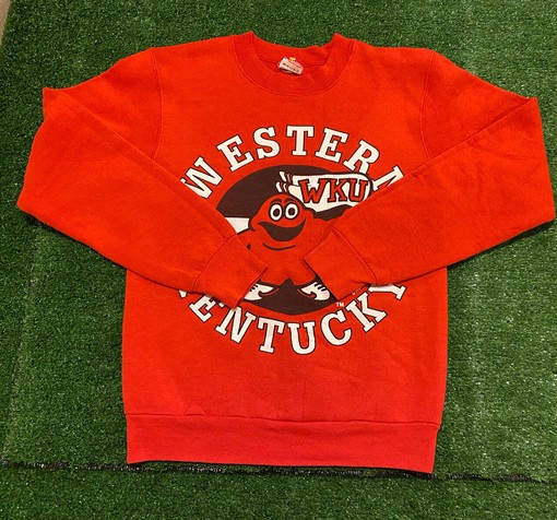 Vintage WKU Hilltoppers Big Red Crewneck Sweatshirt, College Shirts for Fans - Image 2