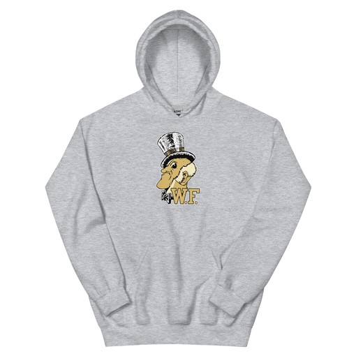 Vintage Wake Forest Demon Deacons Art Hoodie Sweatshirt - NCAA Shirts Women - Image 2