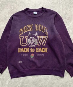 Vintage Washington Huskies Apparel Rose Bowl 1991-1992 T-Shirt, Sweatshirt & Hoodie Gifts For Fans Huskies Fans