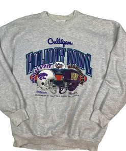 Vintage Washington Huskies Kansas State Holiday Bowl Sweatshirt, NCAA College Shirt