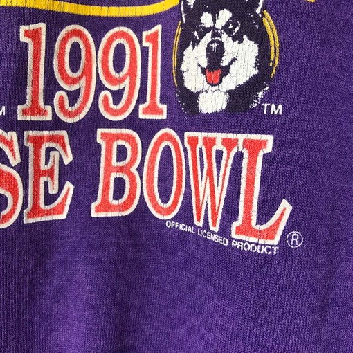 Vintage Washington Huskies Rose Bowl Jumper Sweatshirt, NCAA College Shirt - Image 3
