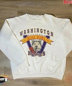 Vintage Washington Huskies Rose Bowl Sweatshirt Football Vintage Shirt - Ideal For Huskies Fans