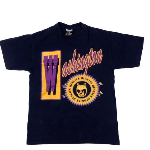 Vintage Washington Huskies Tee - Classic College Shirts - NCAA Shirts for Women - Sport Shirts Unisex