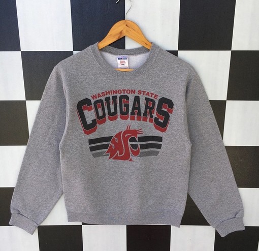 Vintage Washington State Cougars Sweatshirt Jumper for Fans of the Team