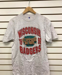 Vintage Wisconsin Badger State Pullover Sweatshirt - Football Fan Shirt - NCAA Gift for Diehard Fans