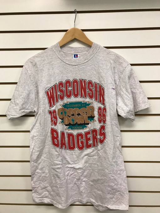 Vintage Wisconsin Badger State Pullover Sweatshirt - Football Fan Shirt - NCAA Gift for Diehard Fans