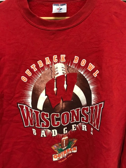 Vintage Wisconsin Badger State Pullover Sweatshirt - University Football Fan Gift for Sports Lovers - Image 2
