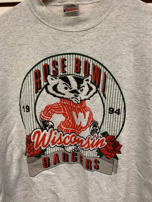 Vintage Wisconsin Badger State Pullover Sweatshirt - University Football NCAA Fan Gear, Perfect for All Sports Fans - Image 2