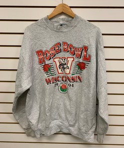 Vintage Wisconsin Badger State Pullover Sweatshirt for Football Fans - Retro Style