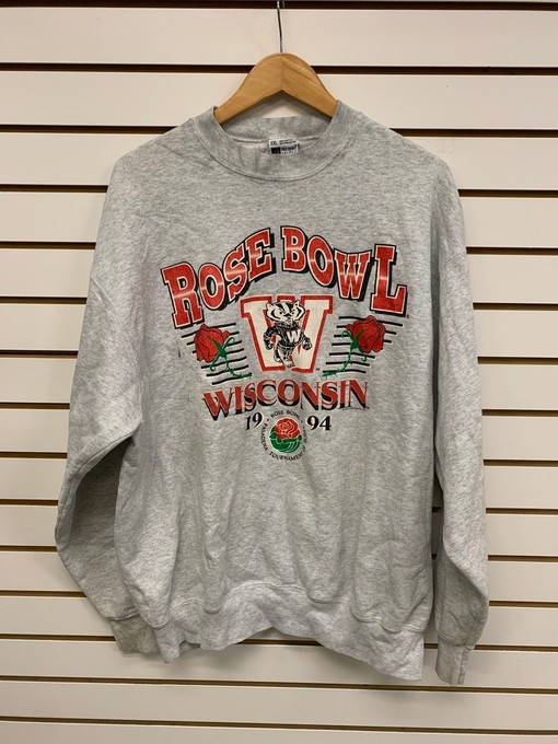 Vintage Wisconsin Badger State Pullover Sweatshirt for Football Fans - Retro Style