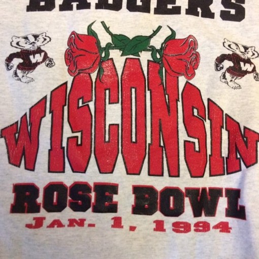 Vintage Wisconsin Badgers 1994 Rose Bowl Champions Sweatshirt - Classic NCAA Clothing for Fans - Image 2