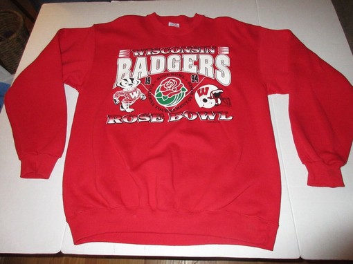 Vintage Wisconsin Badgers NCAA Sweatshirt from 1994, Perfect Gift for NCAA Fans with State University Shirt