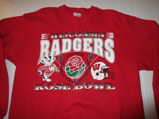 Vintage Wisconsin Badgers NCAA Sweatshirt from 1994, Perfect Gift for NCAA Fans with State University Shirt - Image 2