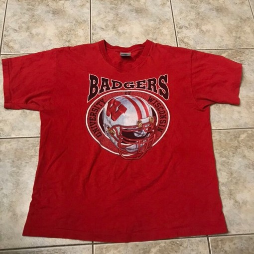 Vintage Wisconsin Badgers Pro Player Shirt, Perfect Gift for NCAA Fans with ncaa shirts women