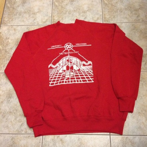Vintage Wisconsin University Meteorology Sweatshirt - Great Gift for NCAA Fans with ncaa shirts women