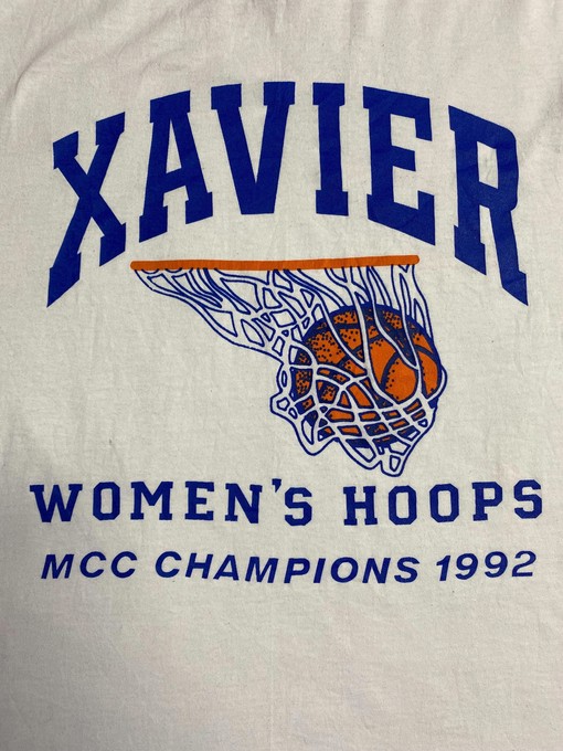 Vintage Xavier Women's Hoops Champions 1992 Collection with NCAA Shirts for Women - Image 2