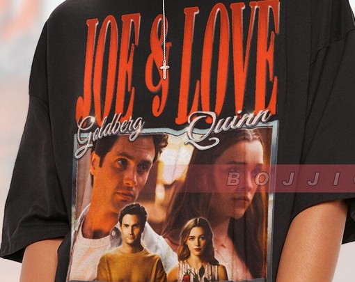 Vintage You TV Show Tee featuring Joe Goldberg and Love Quinn played by Penn Badgley and Victoria Pedretti - Image 2