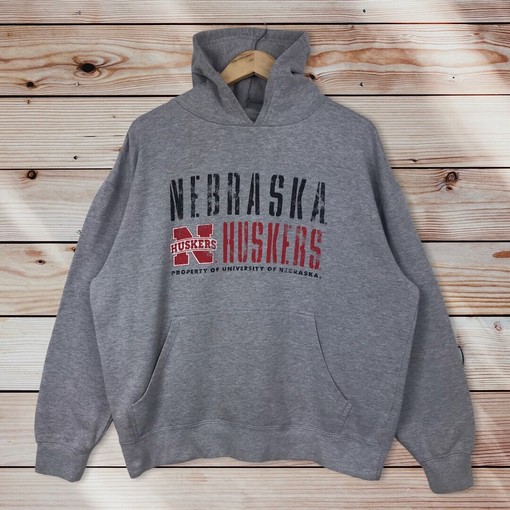 Vintage-Style University of Nebraska Huskers Pullover Hoodie and Sweater - NCAA Edition