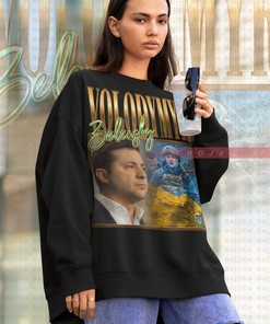 Volodymyr Zelensky Homage Sweatshirt, Ukraine President Fan Sweater