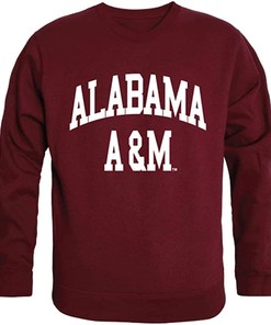 W Republic Aamu Alabama A&M University Bulldogs Arch Crewneck Pullover Sweatshirt Vintage