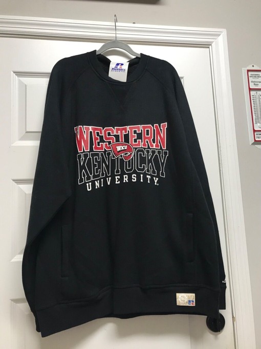 WKU Hilltoppers Vintage Black Sweatshirt, Retro NCAA Apparel for Women