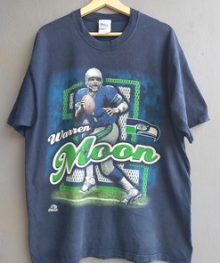 Warren Moon Sweatshirt T-shirt - Vintage Style NFL Shirt, A Must Have For NFL Fans