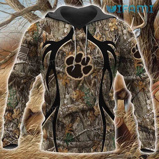Warriors Clemson Tigers All Over Print 3D Hoodie for Men and Women