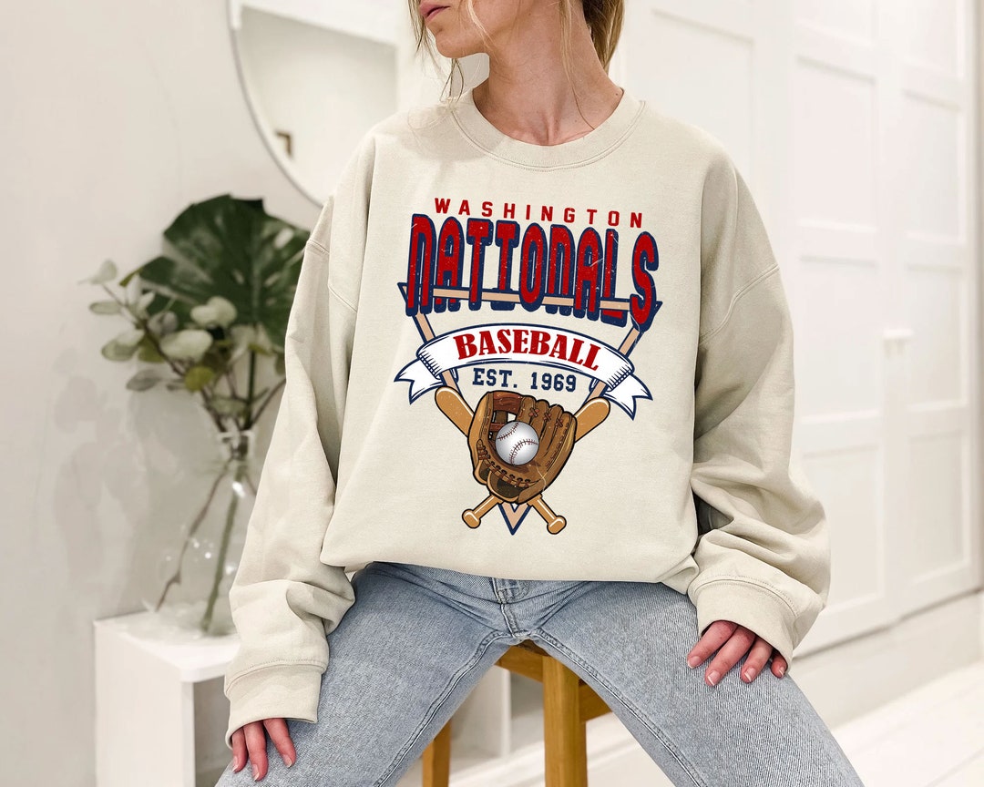 Washington Baseball Crewneck Sweatshirt, Perfect Gift For MLB Fans